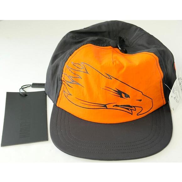 Harley-Davidson Screamin' Eagle Snapback Hat– Black & Orange, Embroidered Logo - Picture 1 of 4